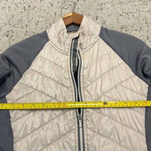 Smartwool M GUC Smartloft double propulsion W Gray and Cream Quilted Jacket - Picture 11 of 13